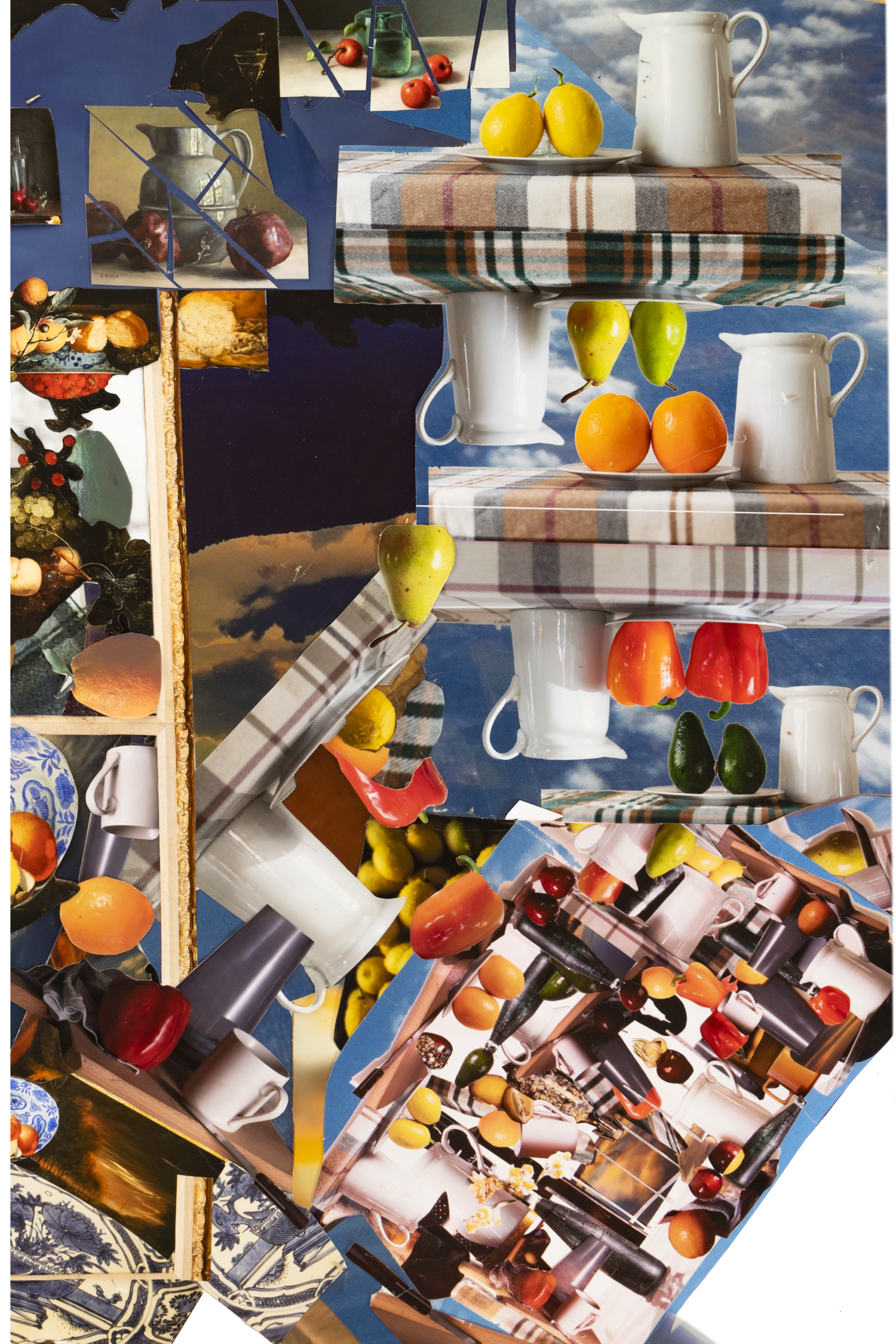 Haifa Zalatimo, Sky_ed Pot, Hand collaged, 55-40,2023 copy (1)