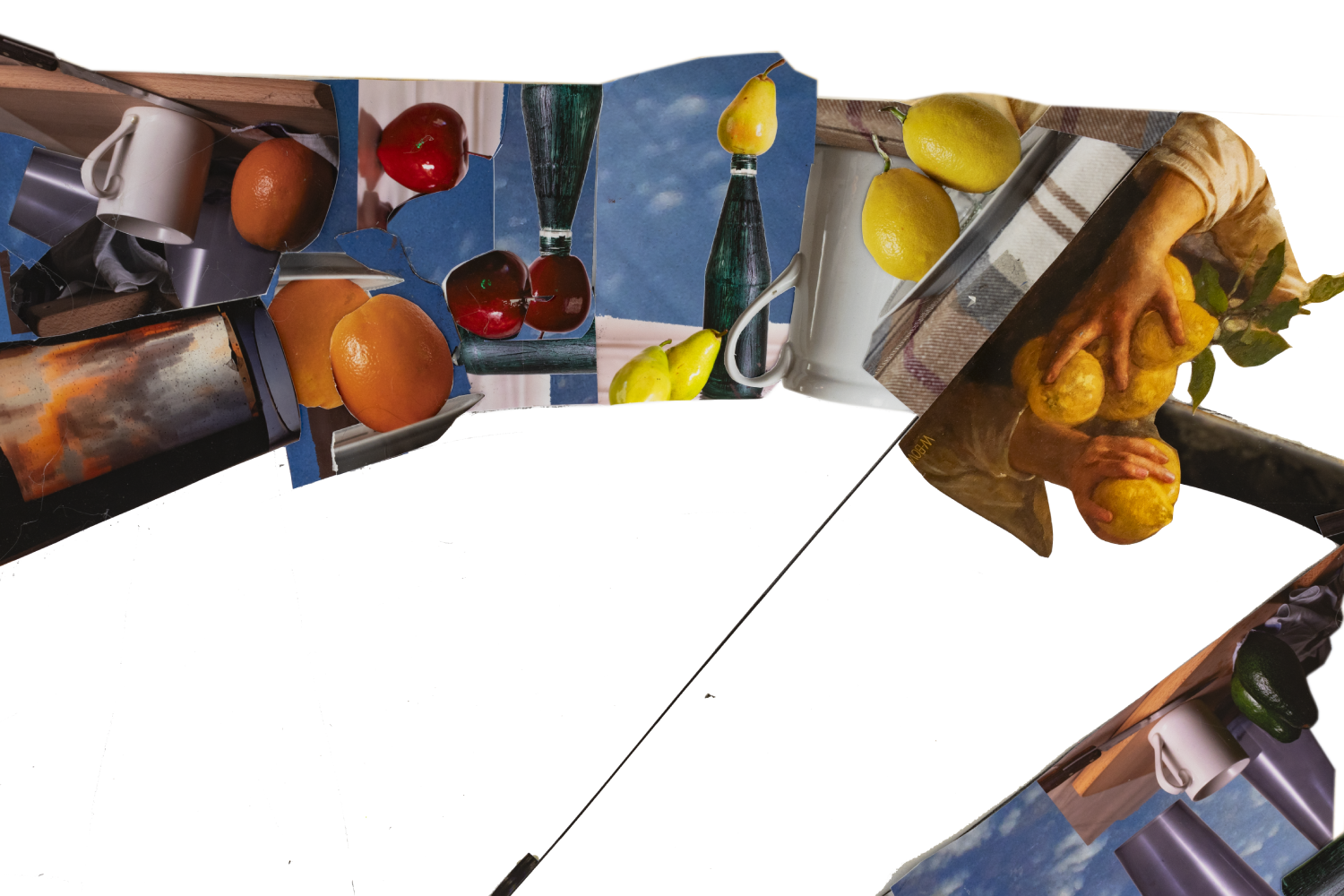 Haifa Zalatimo, which direction, Hand collaged, 60-40, 2023 copy (1) (1)